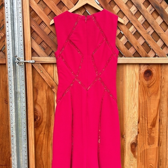 BCBGMAXAZRIA Alesia Nude Tulle Insert Gown Maxi Length Prom or Formal Sz 4 - Picture 8 of 11